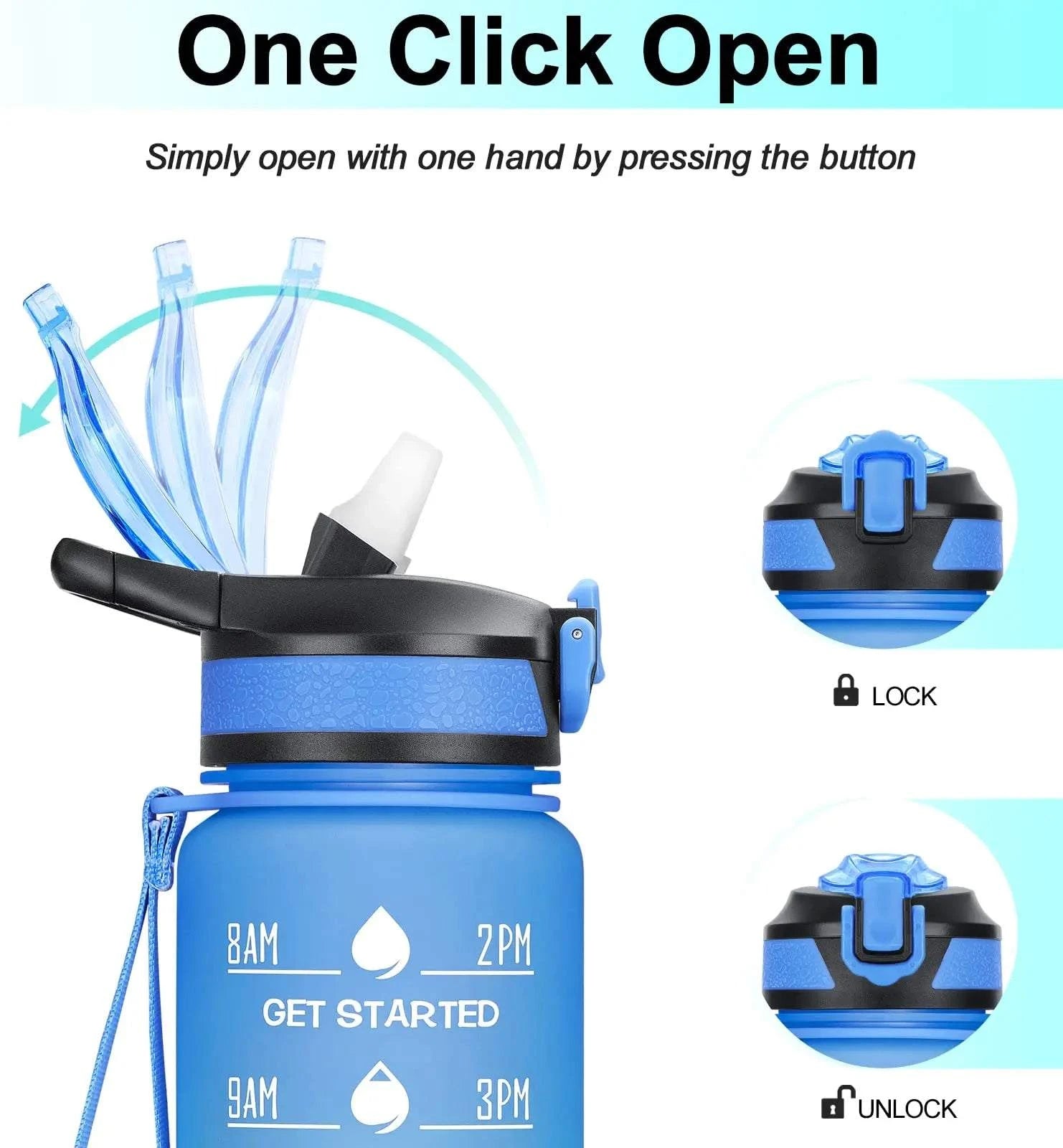 1L - 2 L Water Bottle Multicolour with specification