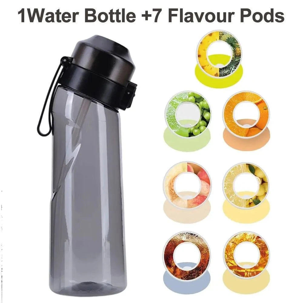 Flavoured Water Bottle 650ml 7 Fruit Fragrance Pods