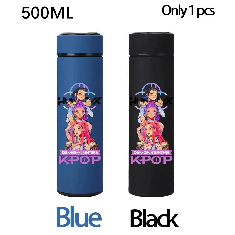 K-Pop Demon Hunters 500ML Stainless Steel Water Bottle