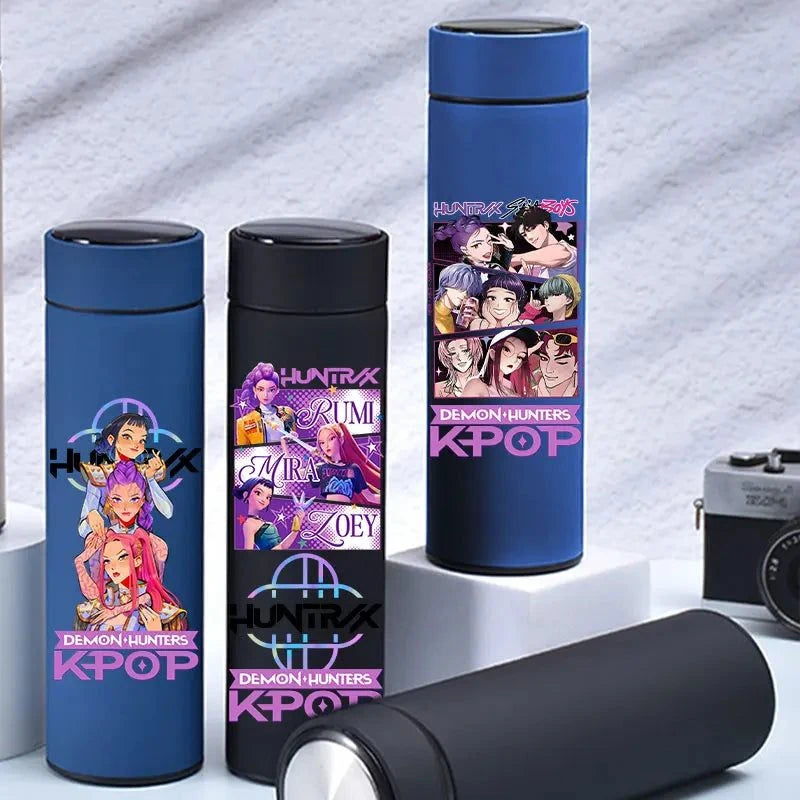 K-Pop Demon Hunters 500ML Stainless Steel Water Bottle