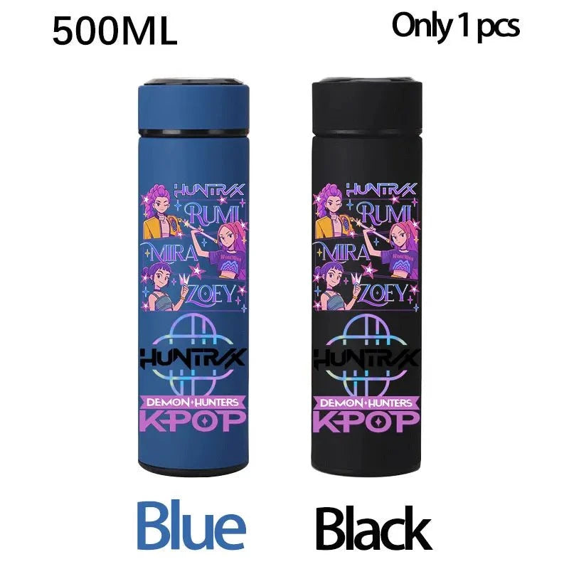 K-Pop Demon Hunters 500ML Stainless Steel Water Bottle