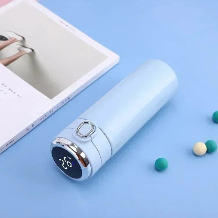 Smart Flip Lid Stainless Steel Thermos with Temperature Display