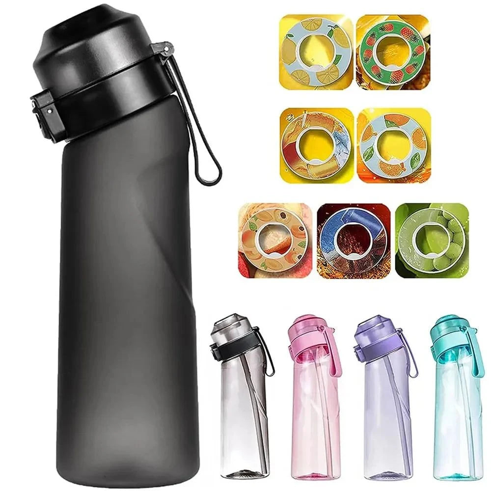 Flavoured Water Bottle 650ml 7 Fruit Fragrance Pods