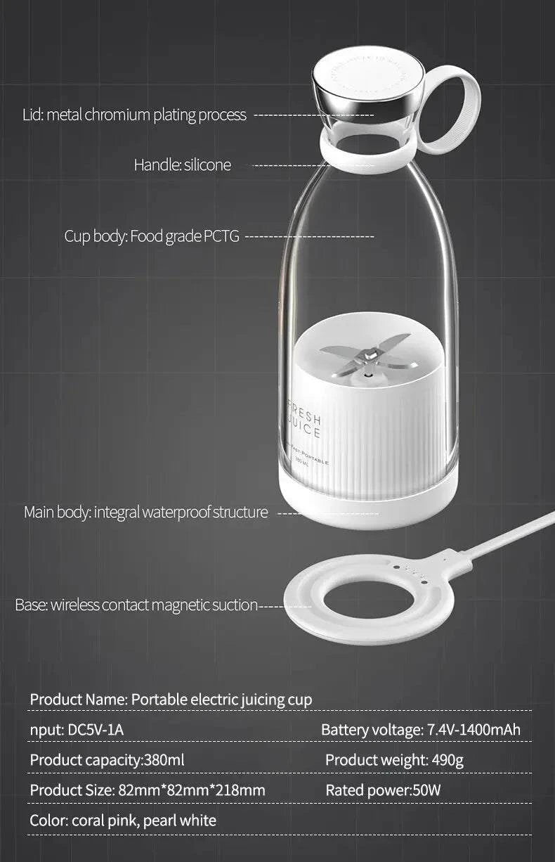 Portable Electric Juicer Blender