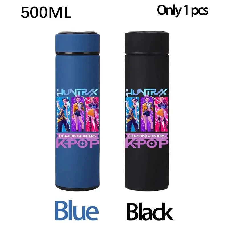K-Pop Demon Hunters 500ML Stainless Steel Water Bottle