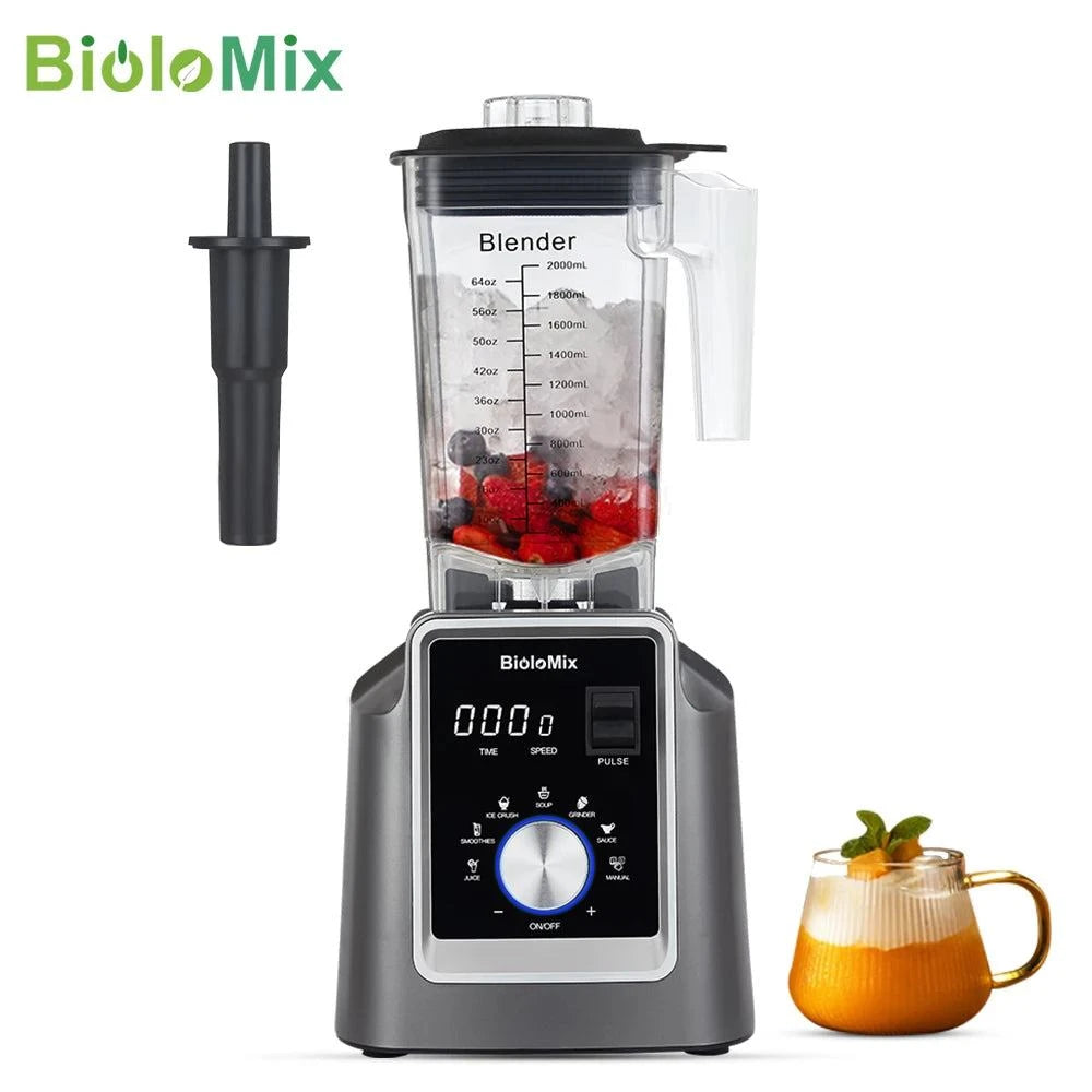 Biolo-Mix Digital BPA FREE 2L Automatic Program, Professional Commercial Blender, Mixer Juicer, Food Processor Ice, Smoothies Fruit