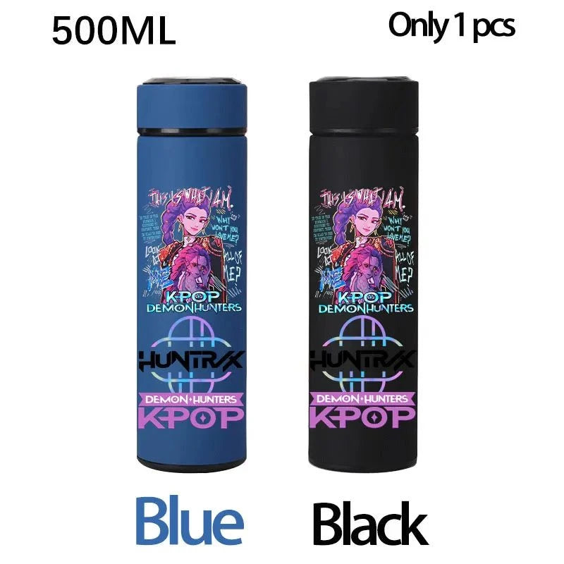 K-Pop Demon Hunters 500ML Stainless Steel Water Bottle