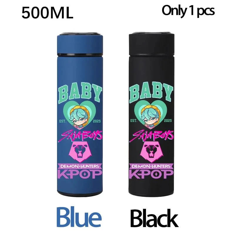 K-Pop Demon Hunters 500ML Stainless Steel Water Bottle