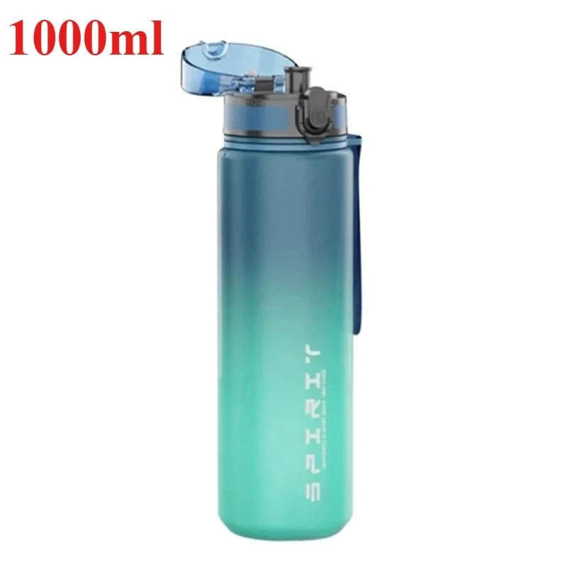 500ML/1000ML Large Capacity Sports Water Bottle