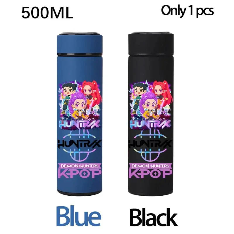 K-Pop Demon Hunters 500ML Stainless Steel Water Bottle