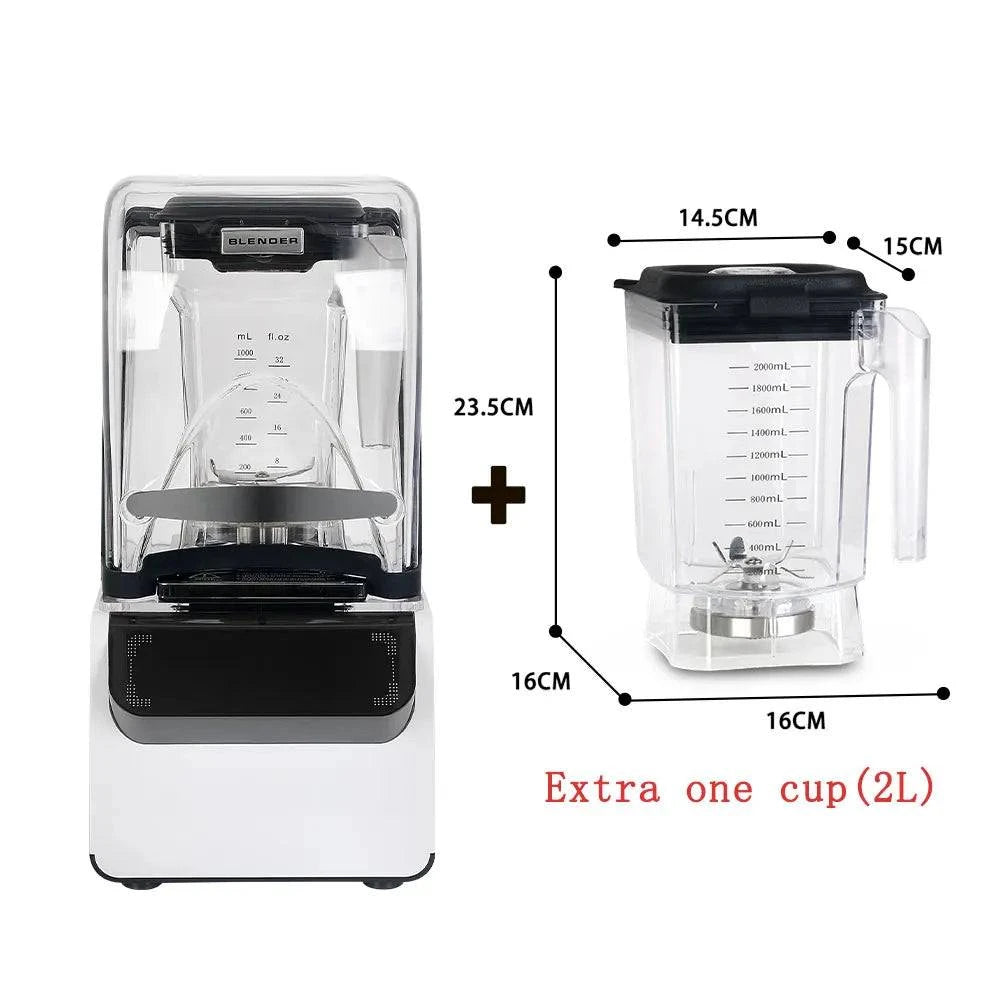 ITOP Heavy Duty Commercial Blender Ice Smoothies Crusher Food Mixer Juicer Food Processor With Reprograming Function