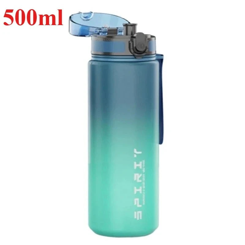 500ML/1000ML Large Capacity Sports Water Bottle