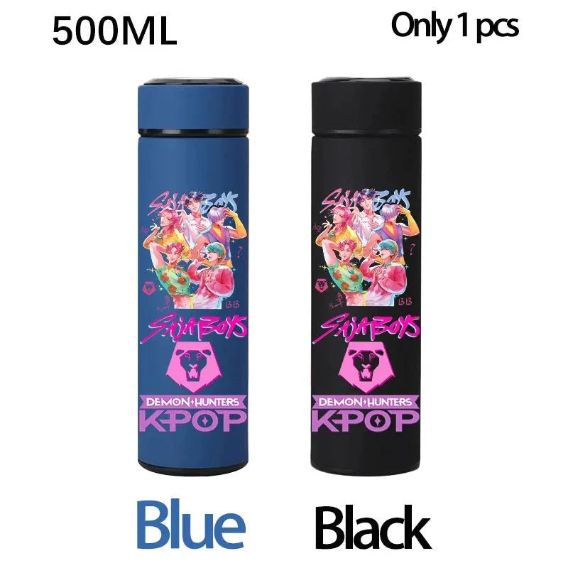 K-Pop Demon Hunters 500ML Stainless Steel Water Bottle