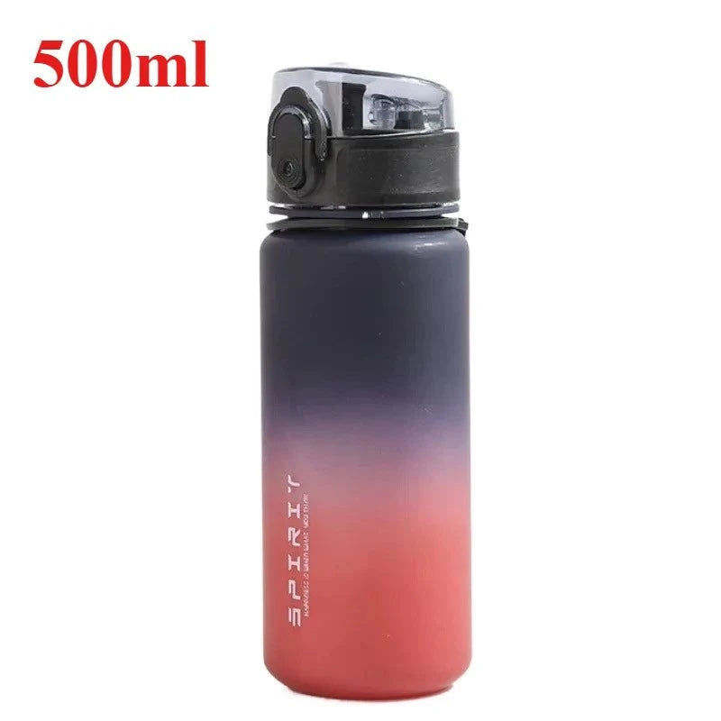 500ML/1000ML Large Capacity Sports Water Bottle