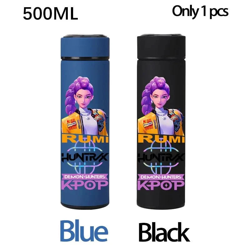 K-Pop Demon Hunters 500ML Stainless Steel Water Bottle