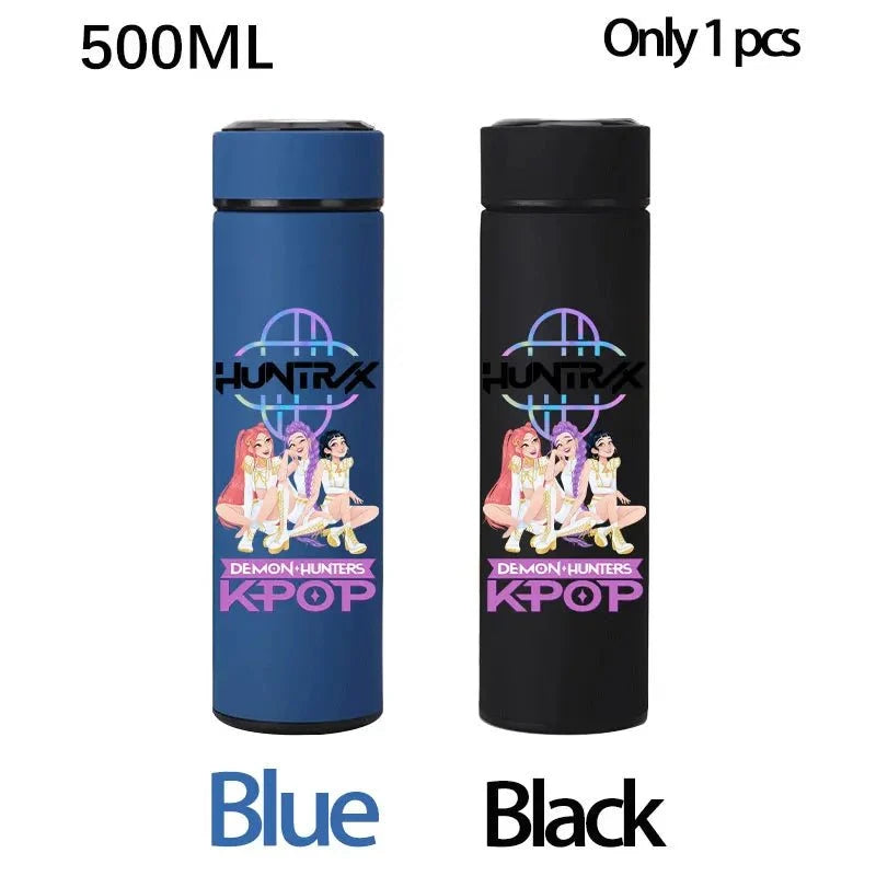 K-Pop Demon Hunters 500ML Stainless Steel Water Bottle
