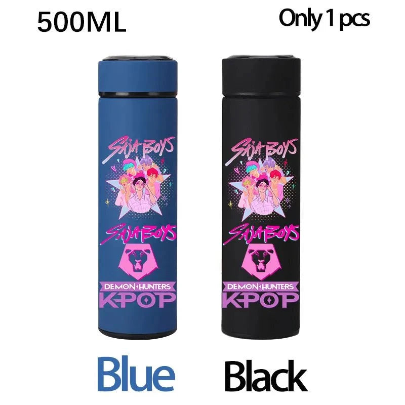 K-Pop Demon Hunters 500ML Stainless Steel Water Bottle