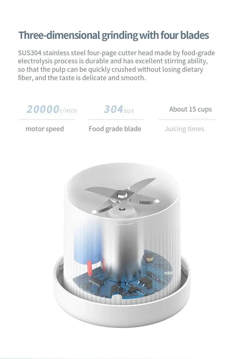 Portable Electric Juicer Blender