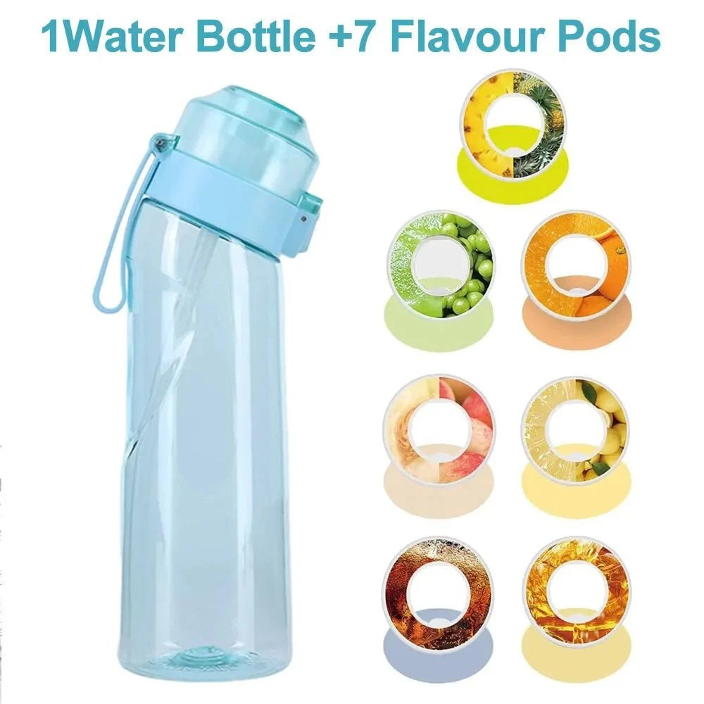 Flavoured Water Bottle 650ml 7 Fruit Fragrance Pods