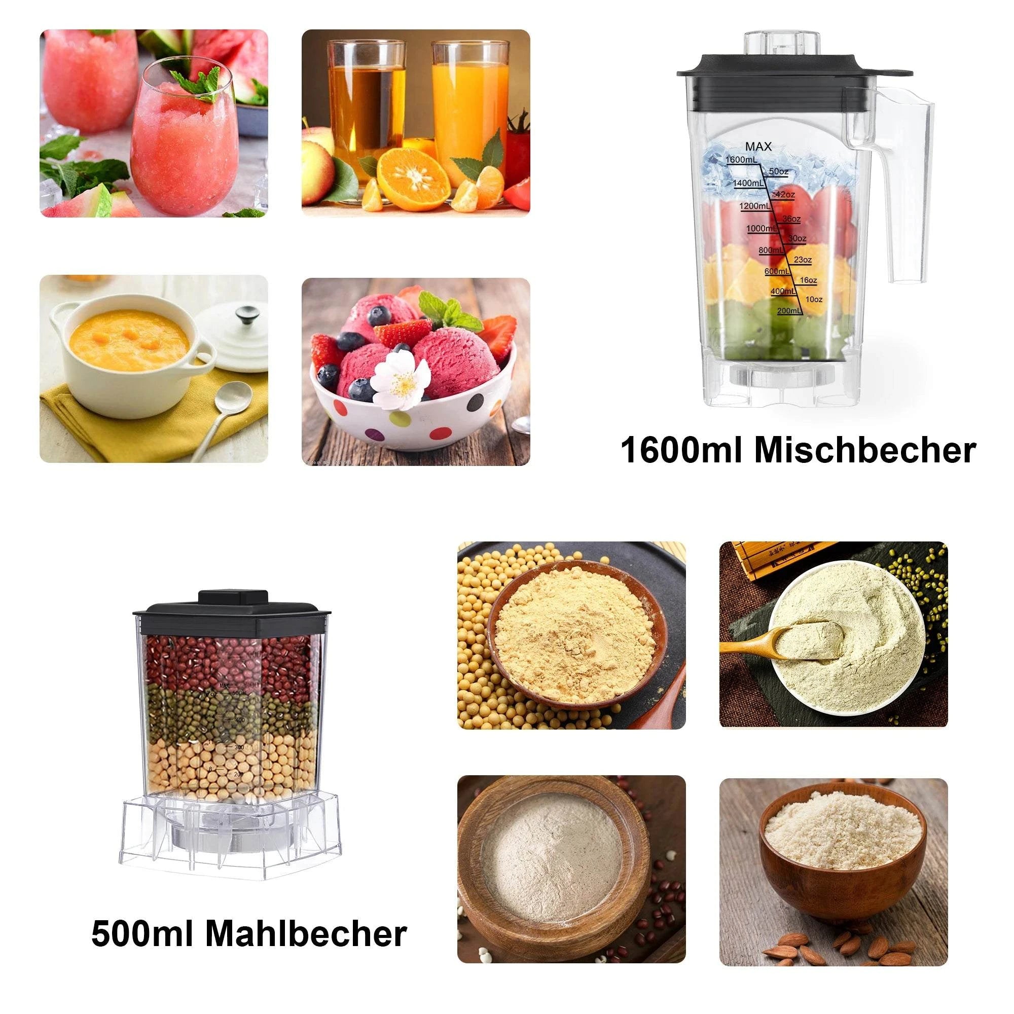 Biolo-Mix Digital BPA FREE 2L Automatic Program, Professional Commercial Blender, Mixer Juicer, Food Processor Ice, Smoothies Fruit