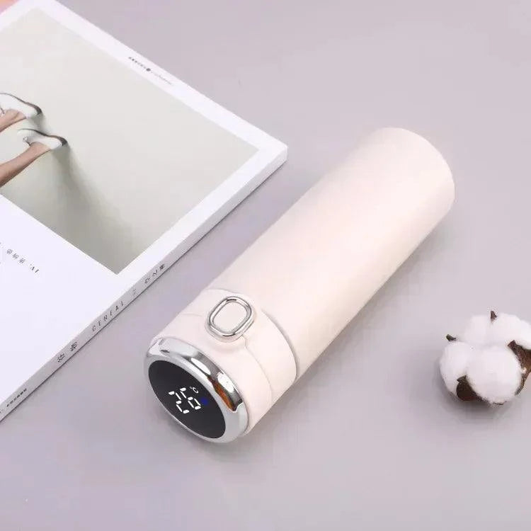 Smart Flip Lid Stainless Steel Thermos with Temperature Display
