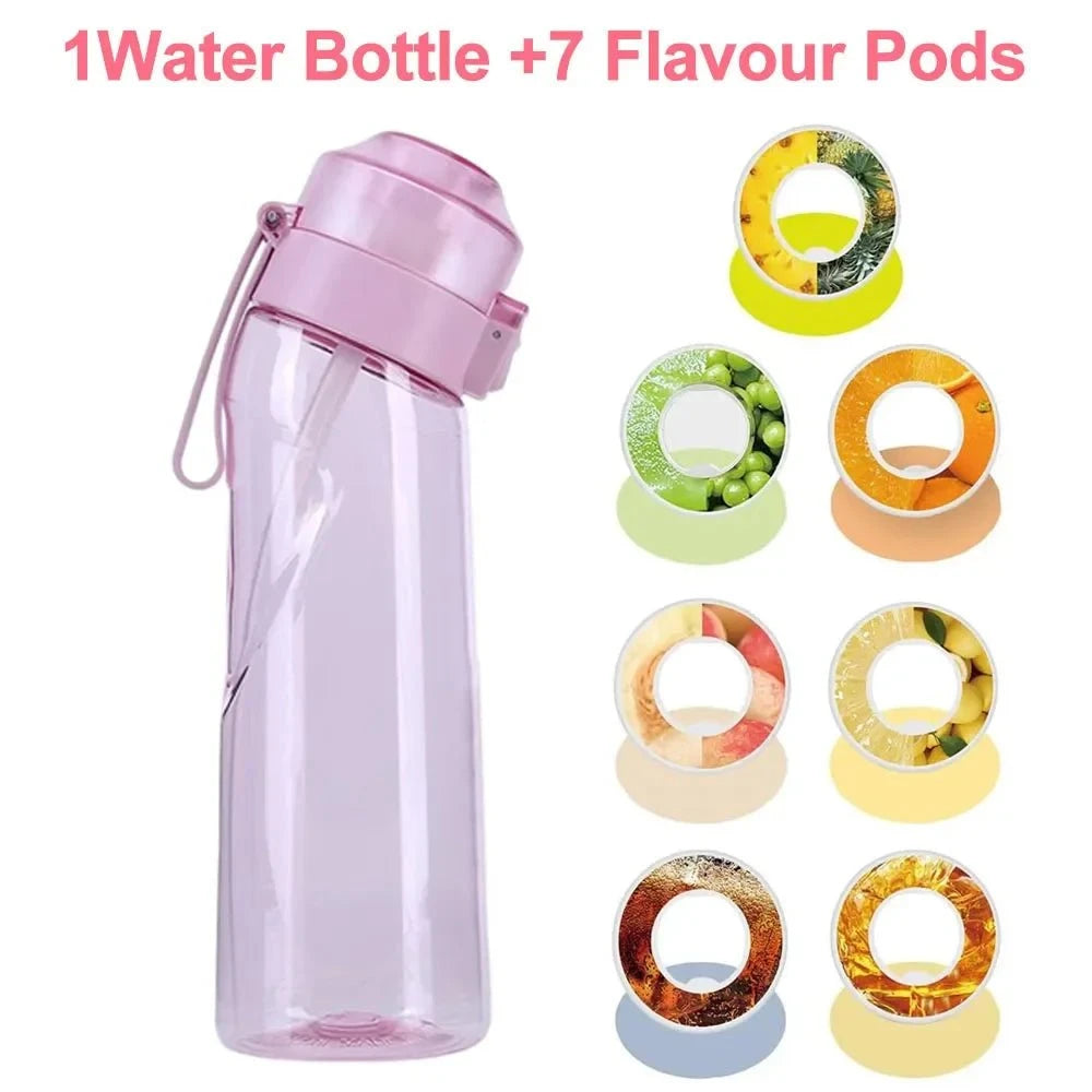 Flavoured Water Bottle 650ml 7 Fruit Fragrance Pods