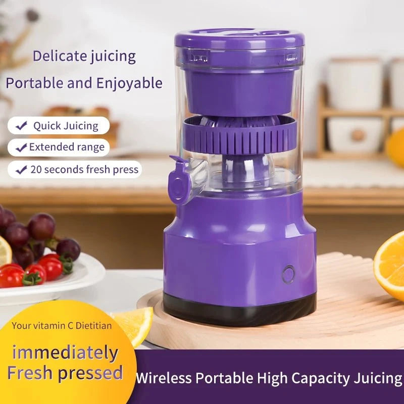 Electric Portable Blender Orange Juicer Mini Blender Automatic USB Charging Juicer Fruit Machine Juice Mixer Kitchen and Home