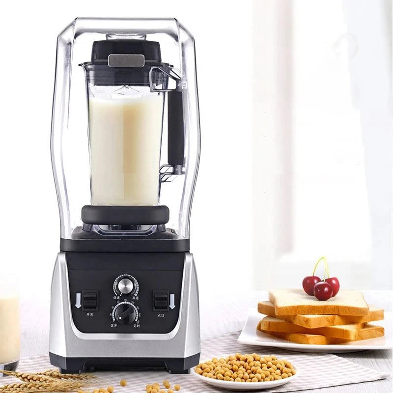 Commercial Electric Blender, Mixer Blender, Fruit, Food, Ice Crusher Processor, Smoothies, Juicer Maker, Crusher Grain Grinder110/220V
