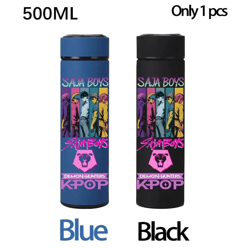 K-Pop Demon Hunters 500ML Stainless Steel Water Bottle