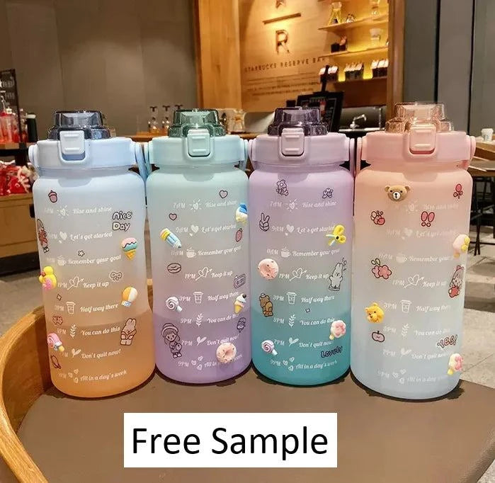 1L -  2 L  Water Bottle Multicolour with specification