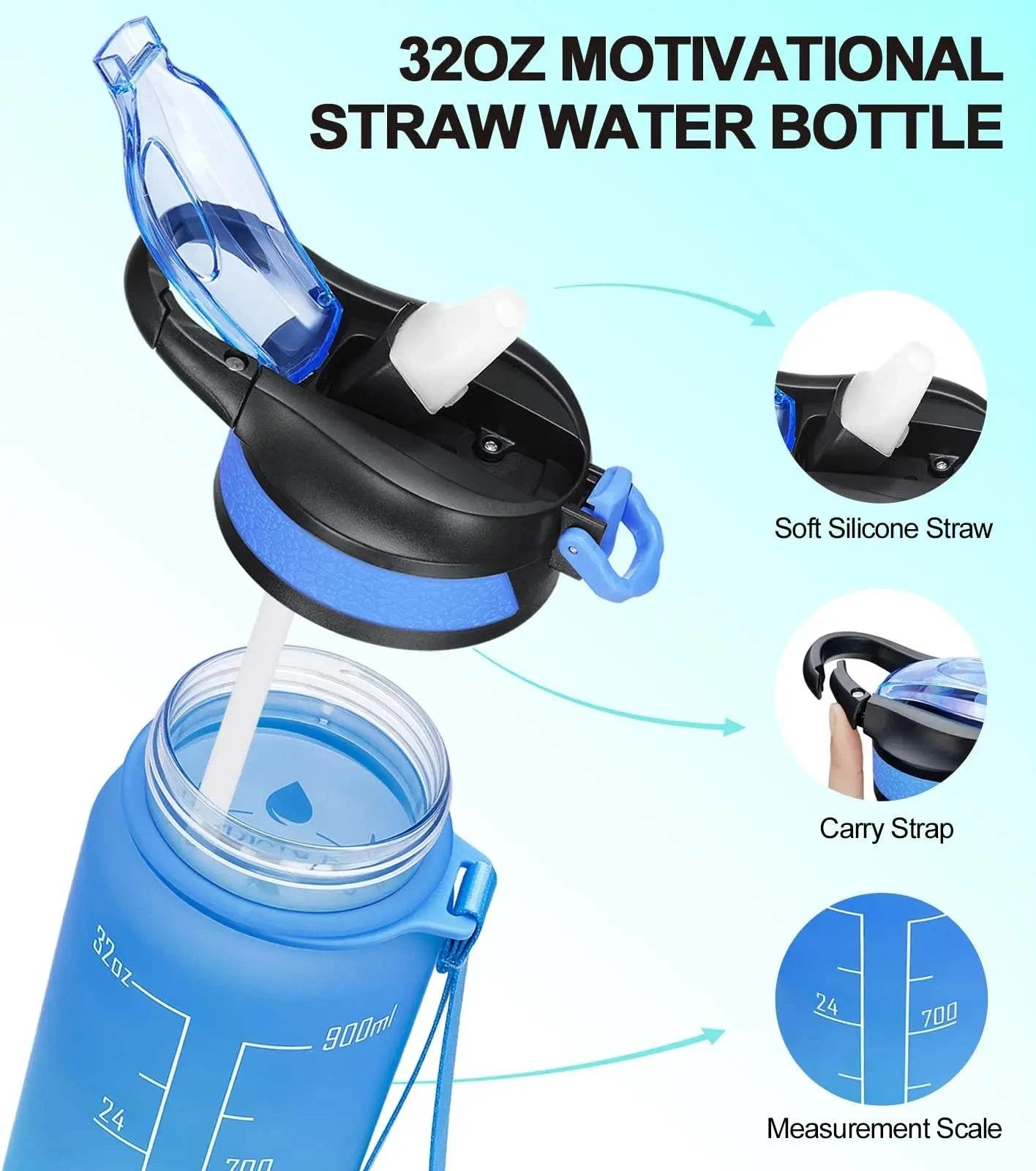 1L -  2 L  Water Bottle Multicolour with specification