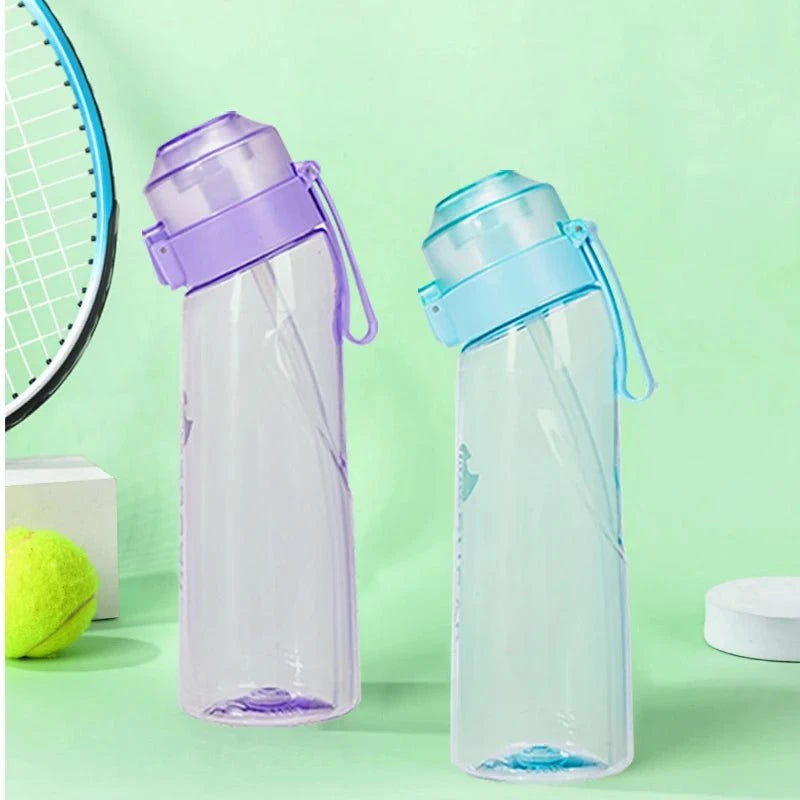 650ML Flavoured Water Bottle With 9 Flavour Pods & Straw