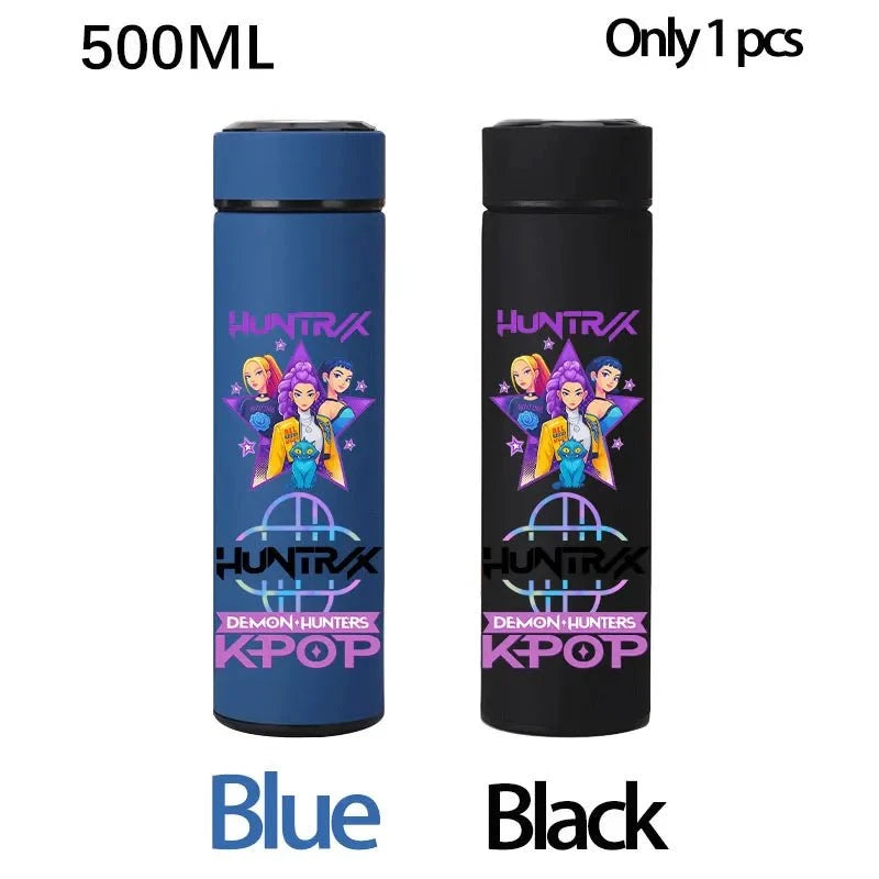 K-Pop Demon Hunters 500ML Stainless Steel Water Bottle
