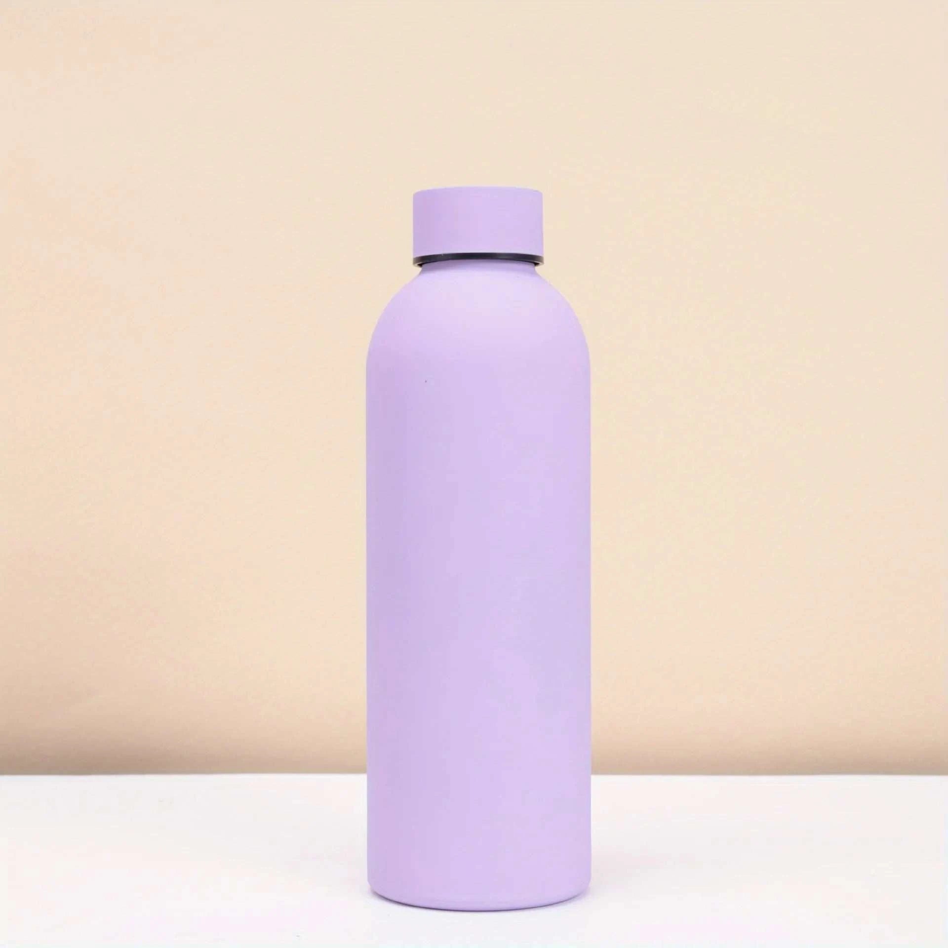 Personalised Carving Text Water Bottle - Custom Name