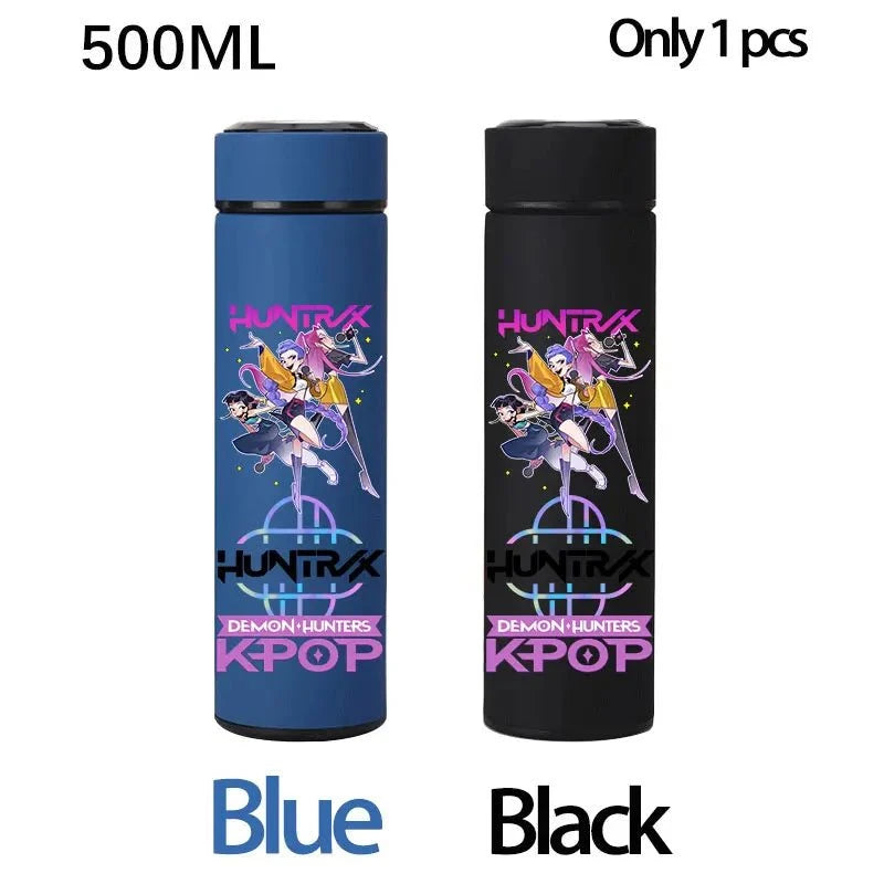 K-Pop Demon Hunters 500ML Stainless Steel Water Bottle