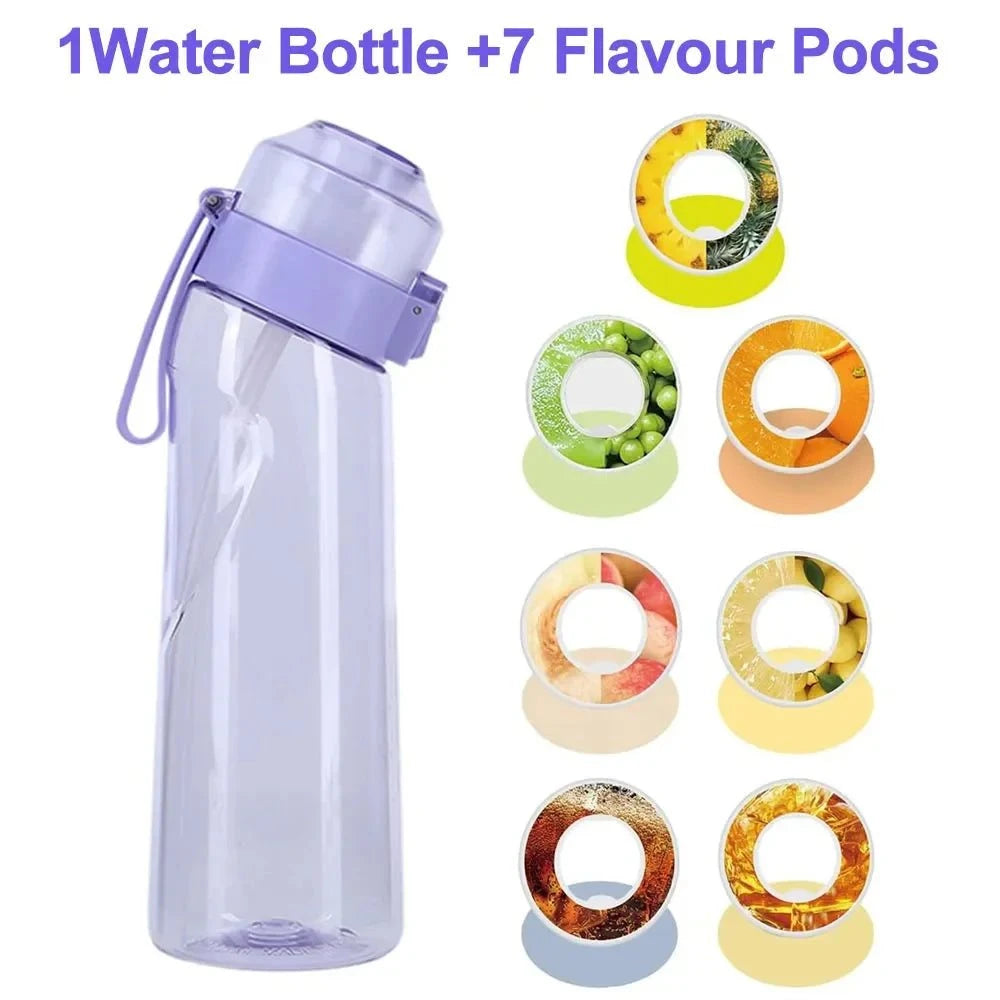 Flavoured Water Bottle 650ml 7 Fruit Fragrance Pods