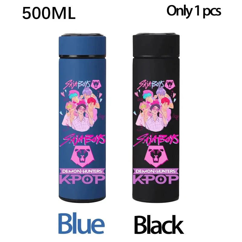 K-Pop Demon Hunters 500ML Stainless Steel Water Bottle