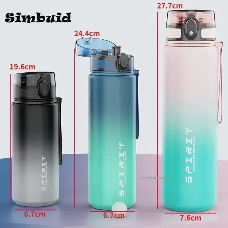 500ML/650ML/1000ML Sports Water Bottle Leak Proof