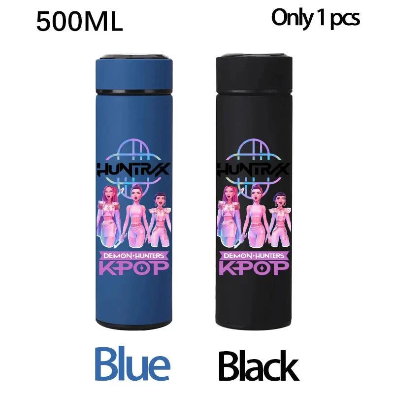 K-Pop Demon Hunters 500ML Stainless Steel Water Bottle