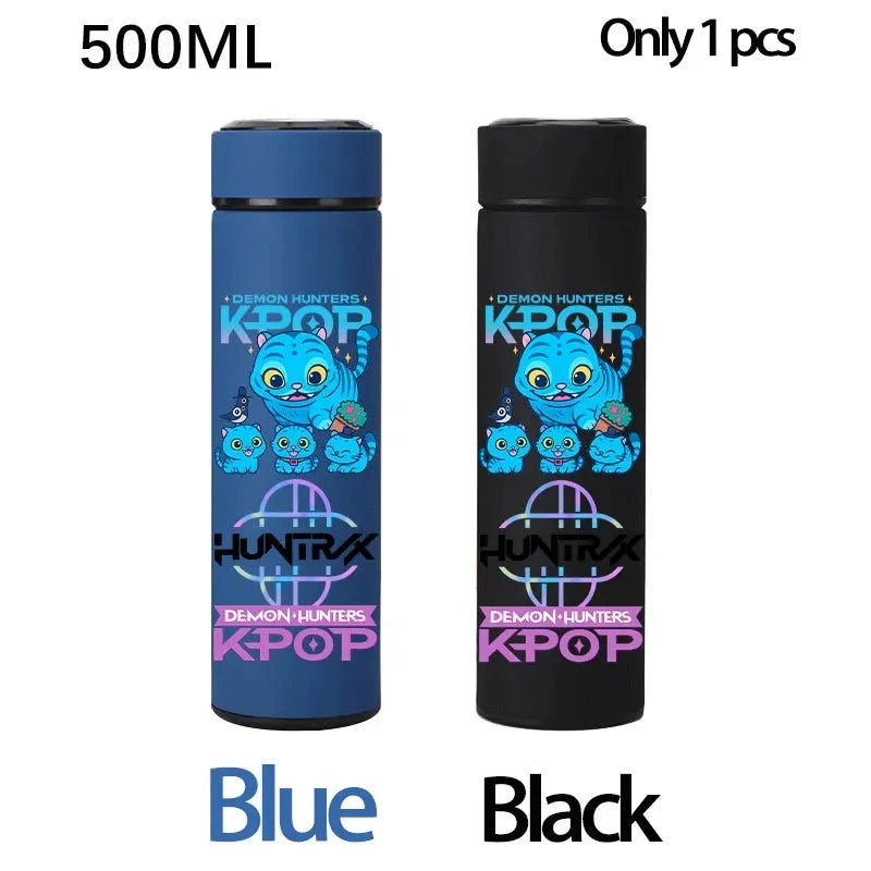 K-Pop Demon Hunters 500ML Stainless Steel Water Bottle