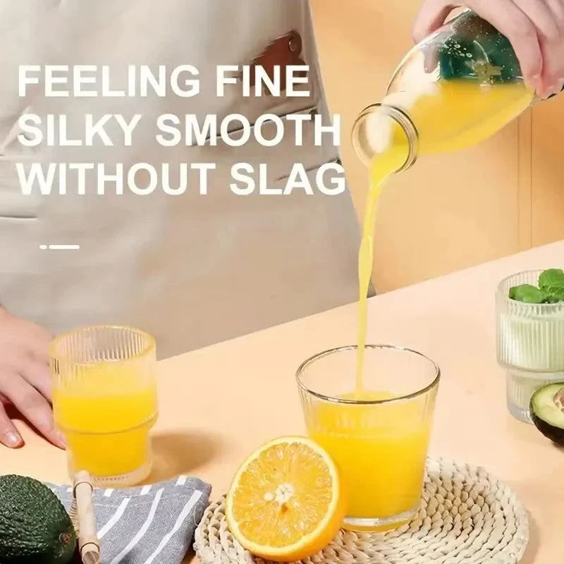 Electric Juicer Cup 6 Blades,  USB Portable.