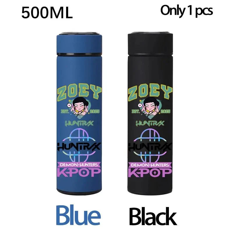 K-Pop Demon Hunters 500ML Stainless Steel Water Bottle
