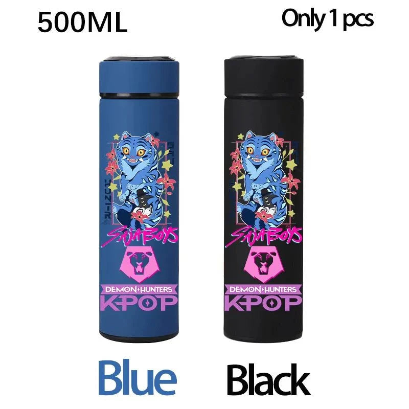 K-Pop Demon Hunters 500ML Stainless Steel Water Bottle