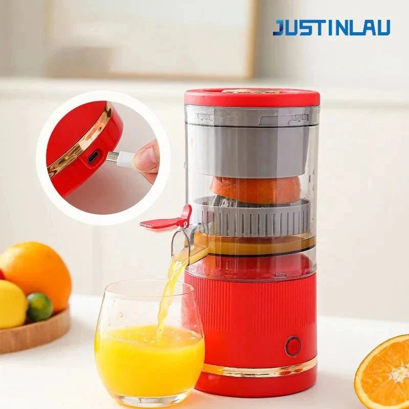JUSTINLAU Portable Household Juicer Extractor Juice Separating USB Charging Fruit Juice Extractor Multi-functional Juicer