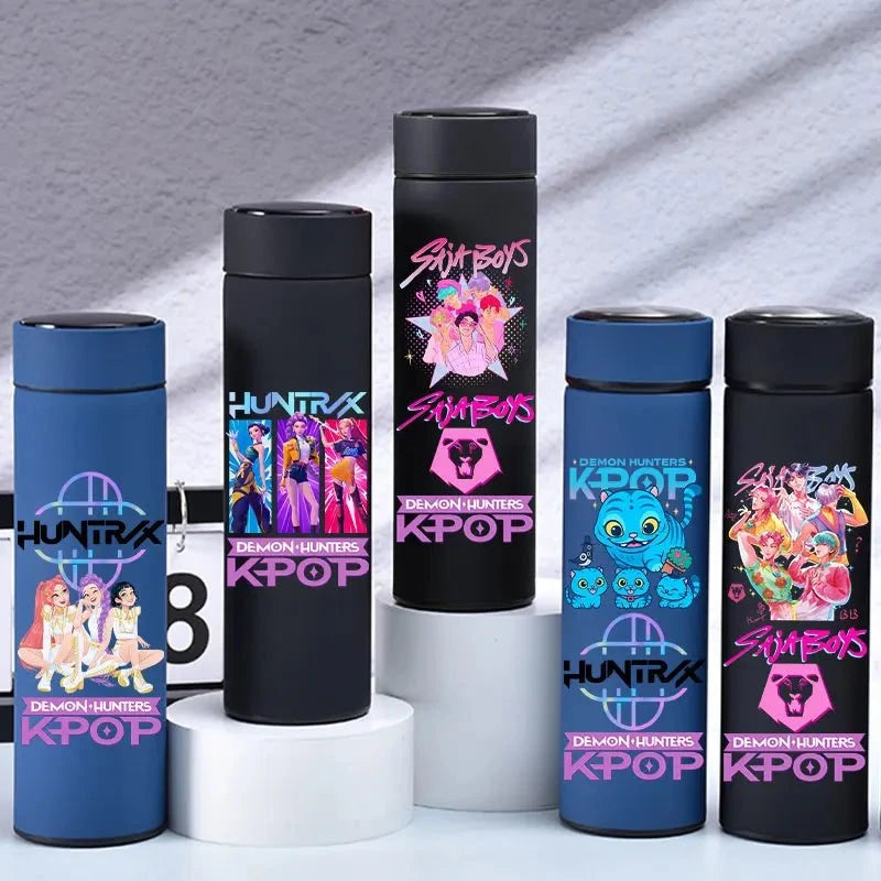 K-Pop Demon Hunters 500ML Stainless Steel Water Bottle