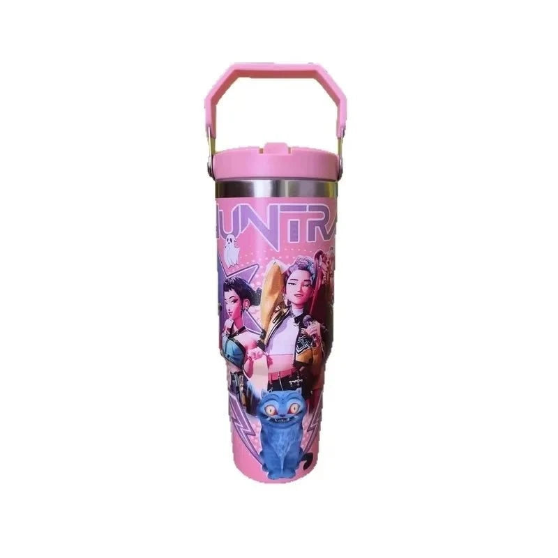 900ml K-Pop Demon Hunters Stainless Steel