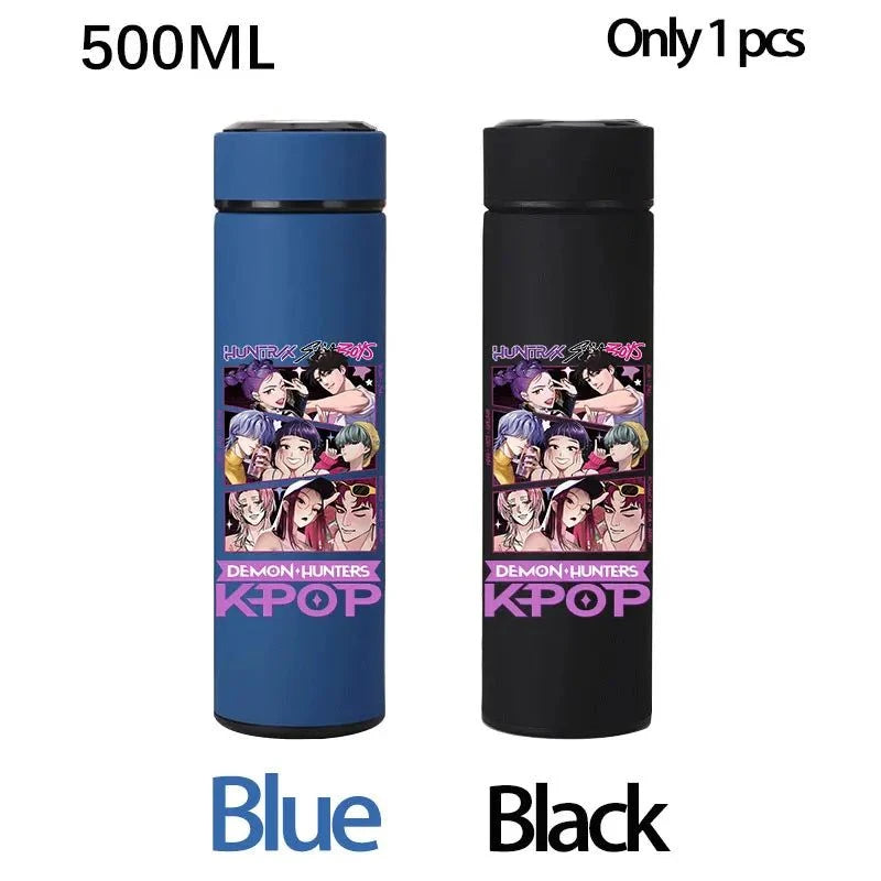 K-Pop Demon Hunters 500ML Stainless Steel Water Bottle