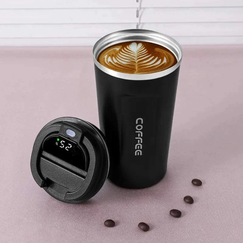 450ml Thermos Bottle Smart Display, Stainless Steel