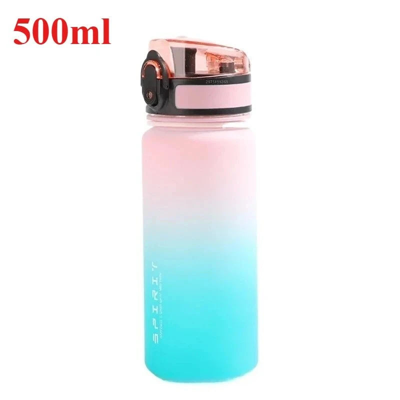 500ML/1000ML Large Capacity Sports Water Bottle