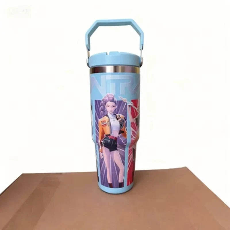 900ml K-Pop Demon Hunters Stainless Steel